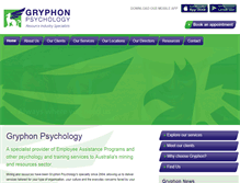 Tablet Screenshot of gryphonpsychology.com